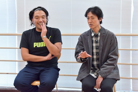 左から、見取り図・盛山、ナインティナイン矢部。