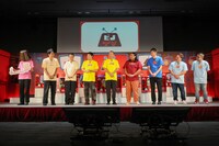 「ピノTV」PRイベントのワンシーン。