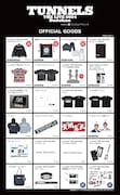「とんねるず THE LIVE」のグッズラインナップ。
