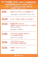 「ラジオお笑いの日」タイムテーブル①