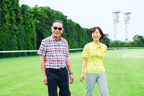 3夜連続放送の「ブラタモリ」より、タモリと佐藤茉那アナウンサー。(c)NHK