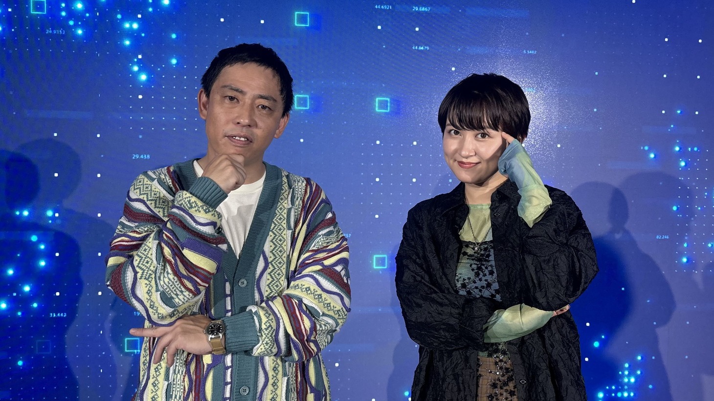 左からさらば青春の光・森田、ラランド・サーヤ。