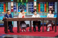 ゲストの（左から）的場浩司、ゆうちゃみ、佐野文哉（OWV）、神田愛花