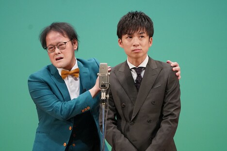 「上方漫才協会 十周年興行」に出演したアインシュタイン（写真提供：吉本興業）