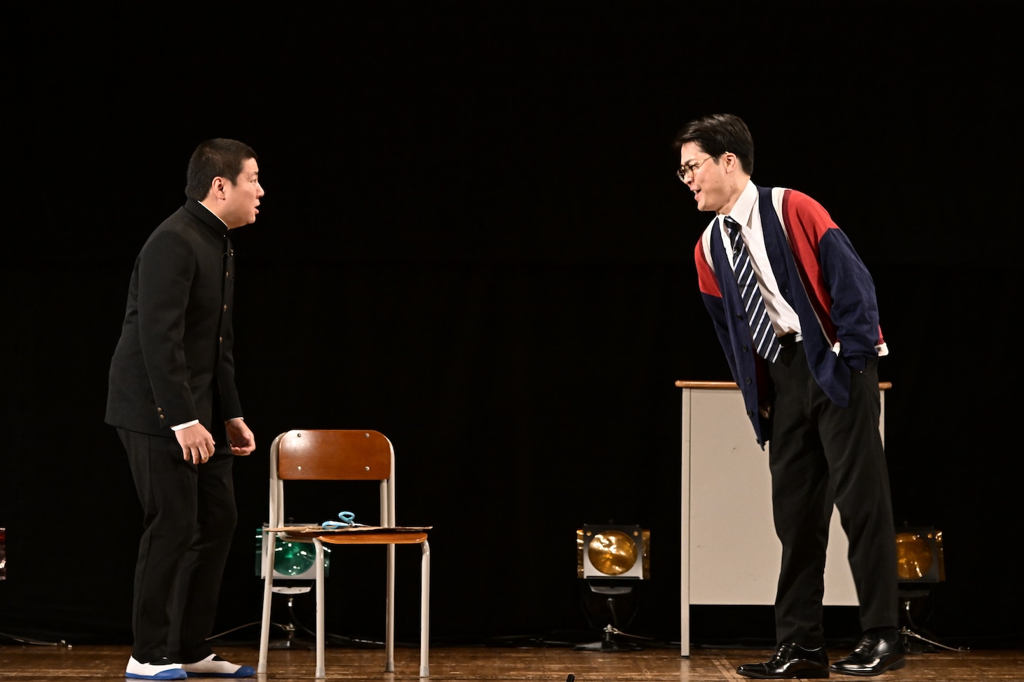 「マイナビ Laughter Night GRAND STAGE」でネタを披露するサスペンダーズ