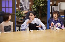 「これ余談なんですけど…」に出演する横澤夏子（中央）と鈴木亜美（左）、北斗晶（右）