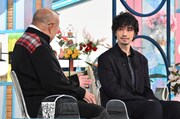 「A-Studio+」に出演する左から、笑福亭鶴瓶、斎藤工