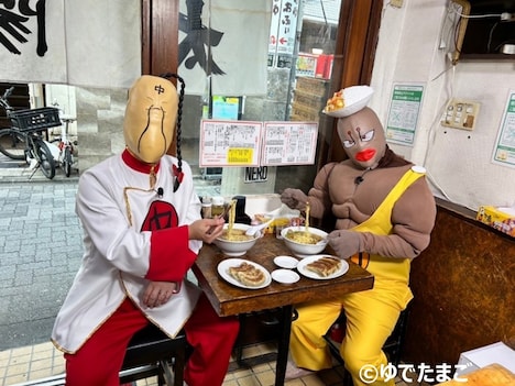 企画「キン肉マン超人散歩」シリーズ第1弾で展開される「ラーメンマンとカレクックのラーメンとカレーだけ散歩」