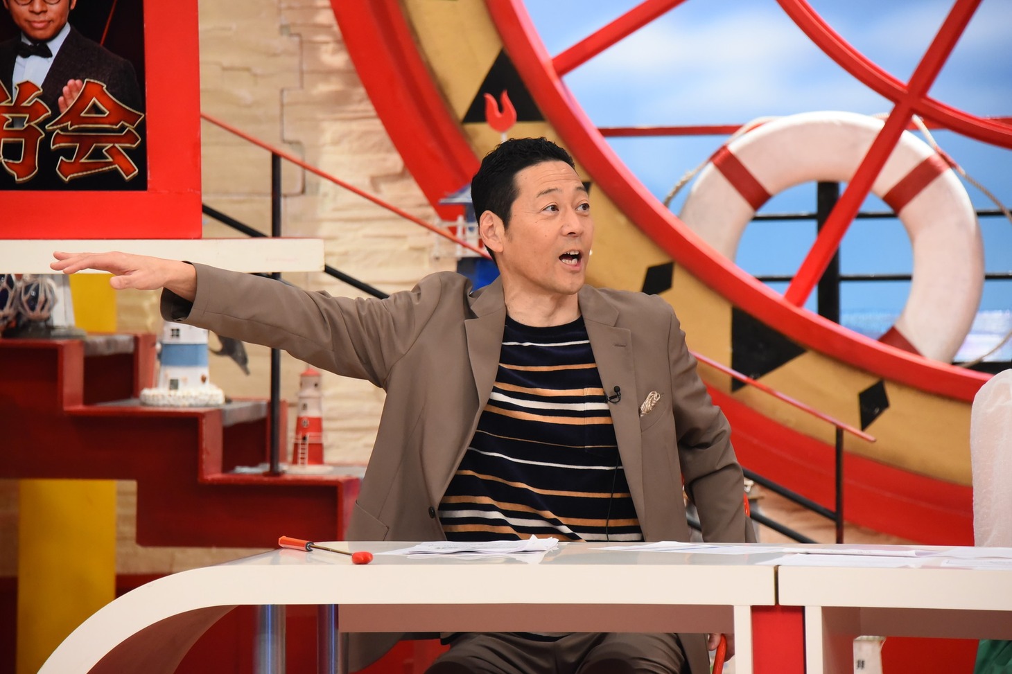 「マルコポロリ！」のワンシーン。東野幸治