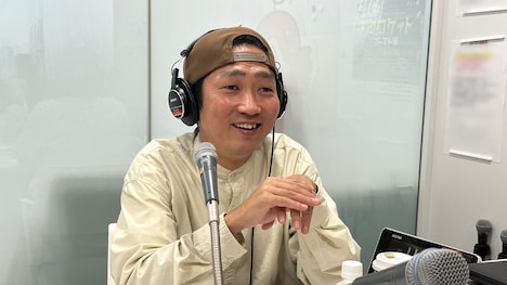 初回パーソナリティを務めるNON STYLE石田。昨年の「M-1ラジオ」収録の様子