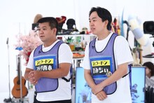 「千原ジュニアの座王」に出場するジェラードンの（左から）アタック西本、かみちぃ