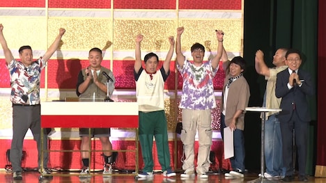 「新しいカギ」の新企画「ハイスクール大喜利」に出演する（左から）チョコレートプラネット、霜降り明星せいや、ハナコ、上垣皓太朗アナ