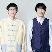 花ブービー。左から、水上あめんぼ、新井ねこ