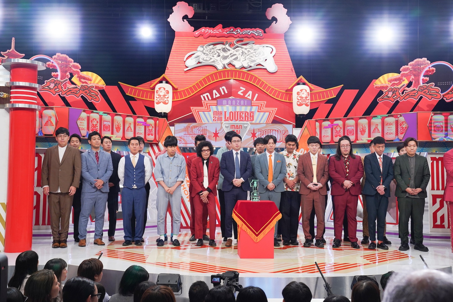 「ytv漫才新人賞 ROUND2」の出場者たち