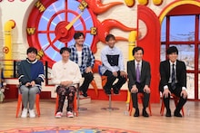 左からラバーガール、アルコ＆ピース、ザ・ギース