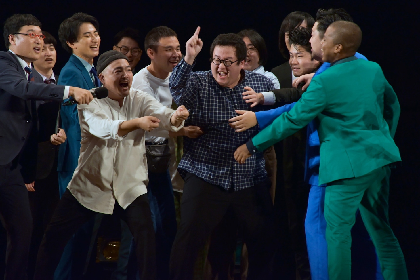 芸人たちの小競り合いが続いた「マイナビ Laughter Night 第10回チャンピオンLIVE」のワンシーン