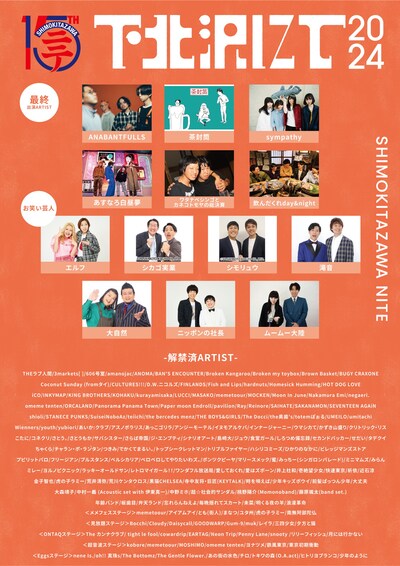 「下北沢にて'24」フライヤー