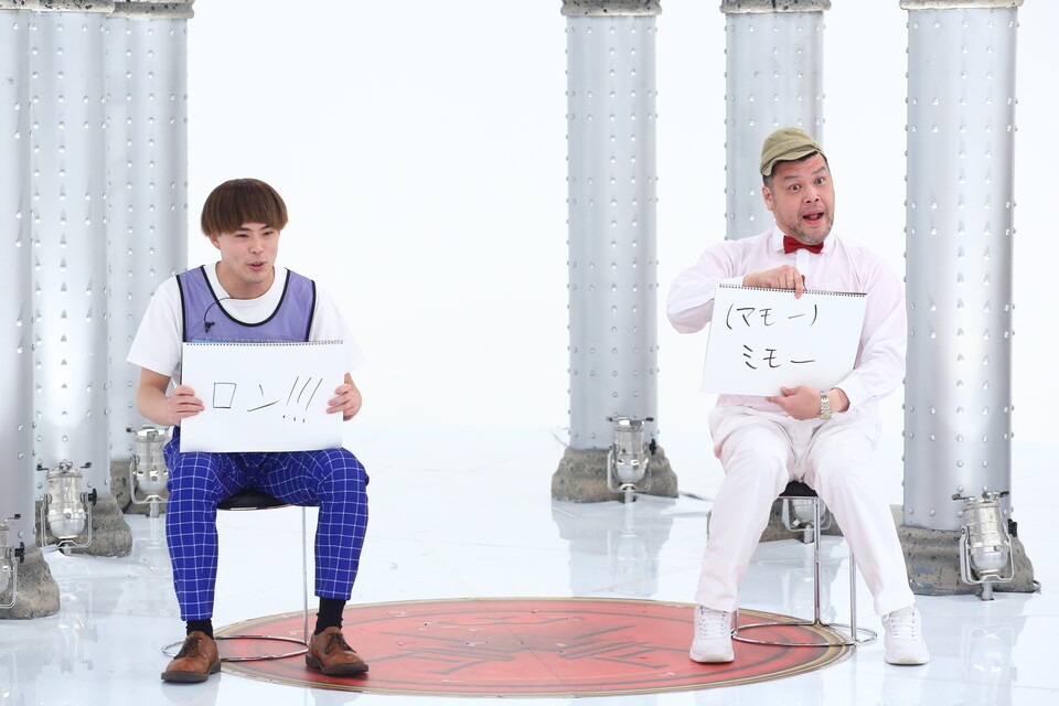 昨年6月の放送でプレイヤーとなった野性爆弾くっきー！（右）