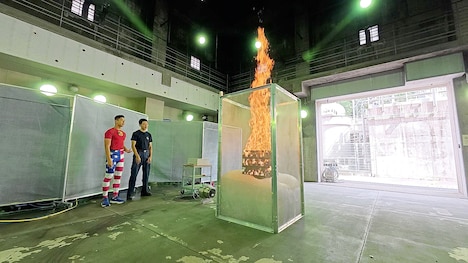 消防研究センターを訪れるワタリ119