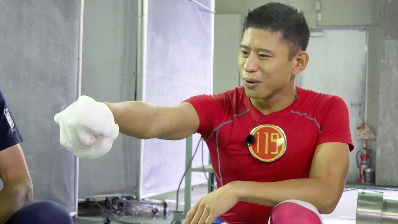 ワタリ119がEテレ「ザ・バックヤード」で消防研究センターを取材