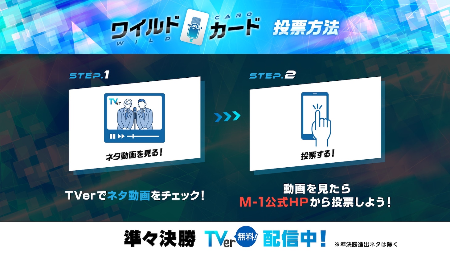 「M-1グランプリ2024」ワイルドカードのイメージ