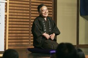 「誰も知らない明石家さんま」に出演する笑福亭松之助役の岩松了。