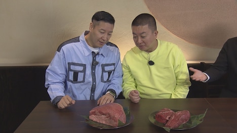 「チョコプラアキタメシ～食ってけ秋田のンメェ肉～」でロケをするチョコレートプラネット