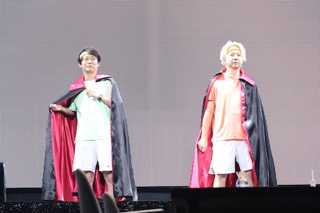 ナダキュラ姿で登場した三四郎