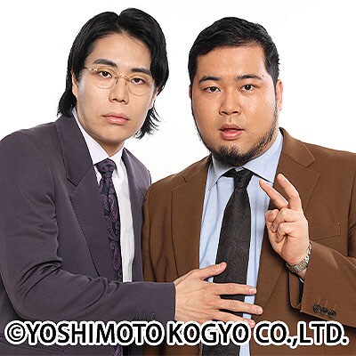 令和ロマン。左が髙比良くるま、右が松井ケムリ