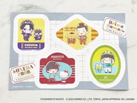 令和ロマンとヨネダ2000を起用した「よしもと芸人×サンリオキャラクターズ」のキャラクリアケース