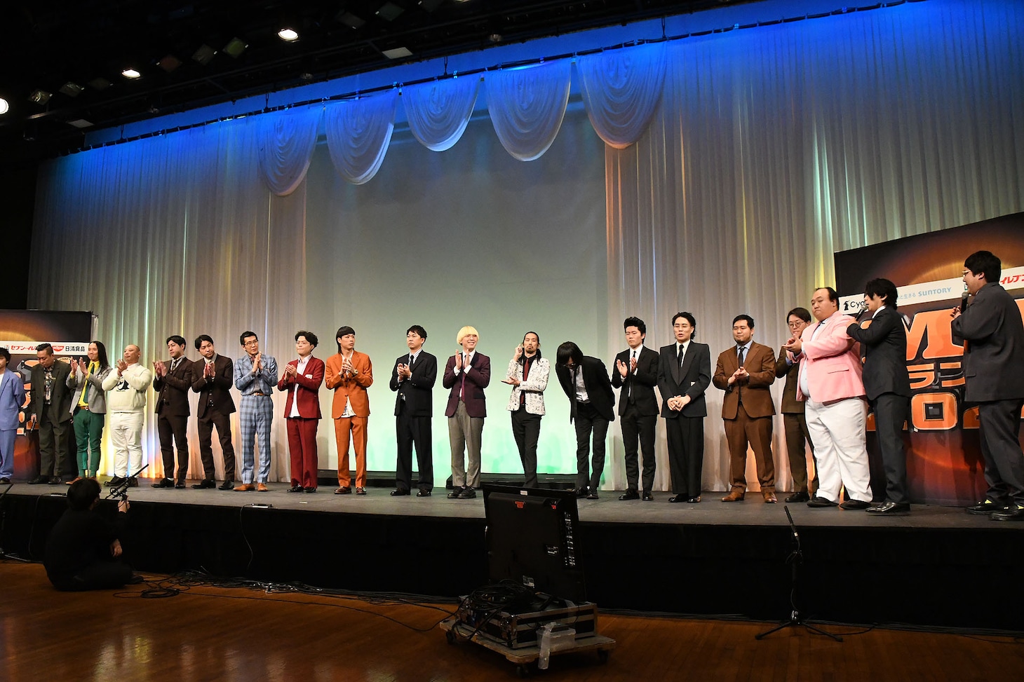 「M-1グランプリ2024」決勝進出者発表会見の様子