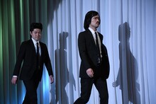 「M-1グランプリ2024」決勝進出者発表会見に登場するジョックロック