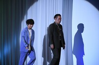 「M-1グランプリ2024」決勝進出者発表会見に登場するエバース