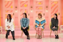 「ザ・共通テン！ チェーン店に行きまくりこだわりまくり女子SP」に出演する（左カラ）ギャル曽根、寺川綾、山田邦子、市川紗椰
