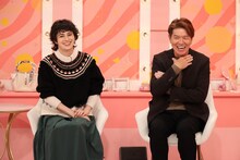 「ザ・共通テン！」MCのホラン千秋とヒロミ