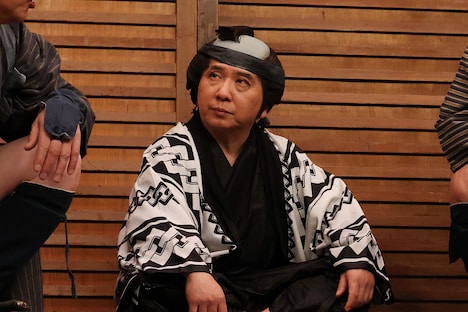 「ドリフに大挑戦」より、親分に扮する爆笑問題・田中