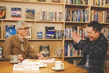 左から松重豊、爆笑問題・太田