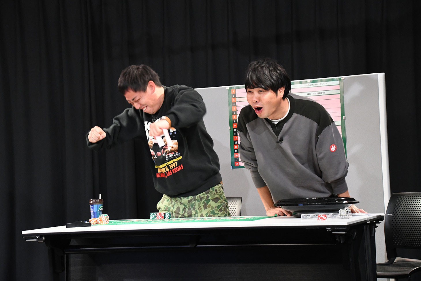 「チップ総取り」となり、逆転勝利を収めた森田
