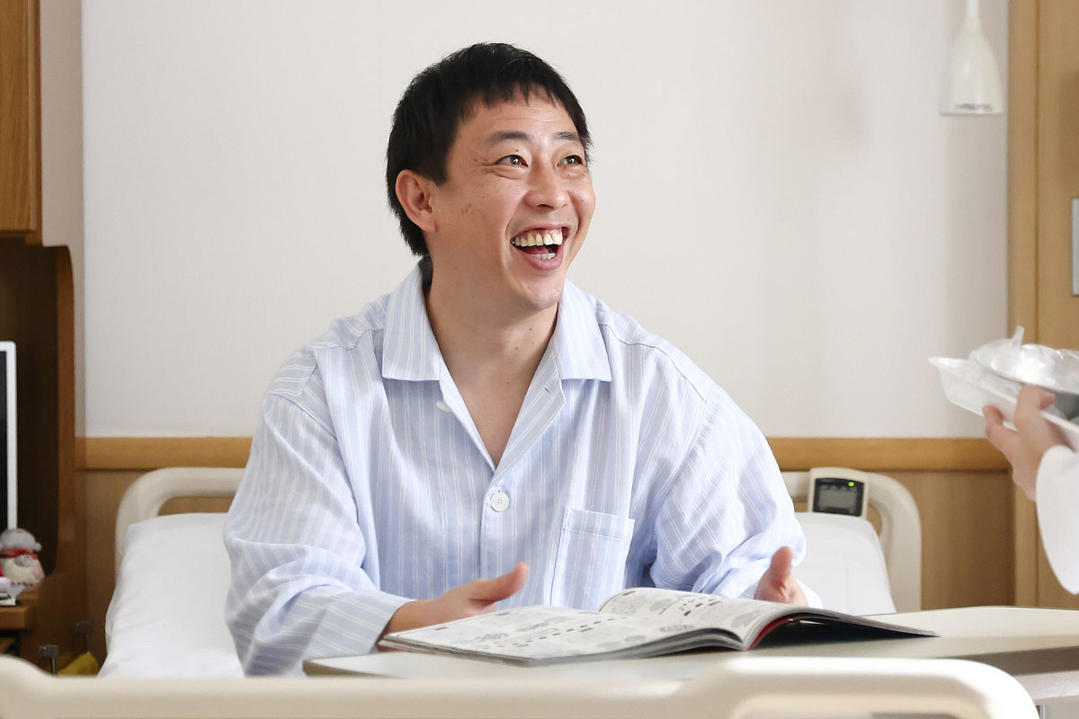さらば青春の光・森田扮する、ベテラン患者の橋口