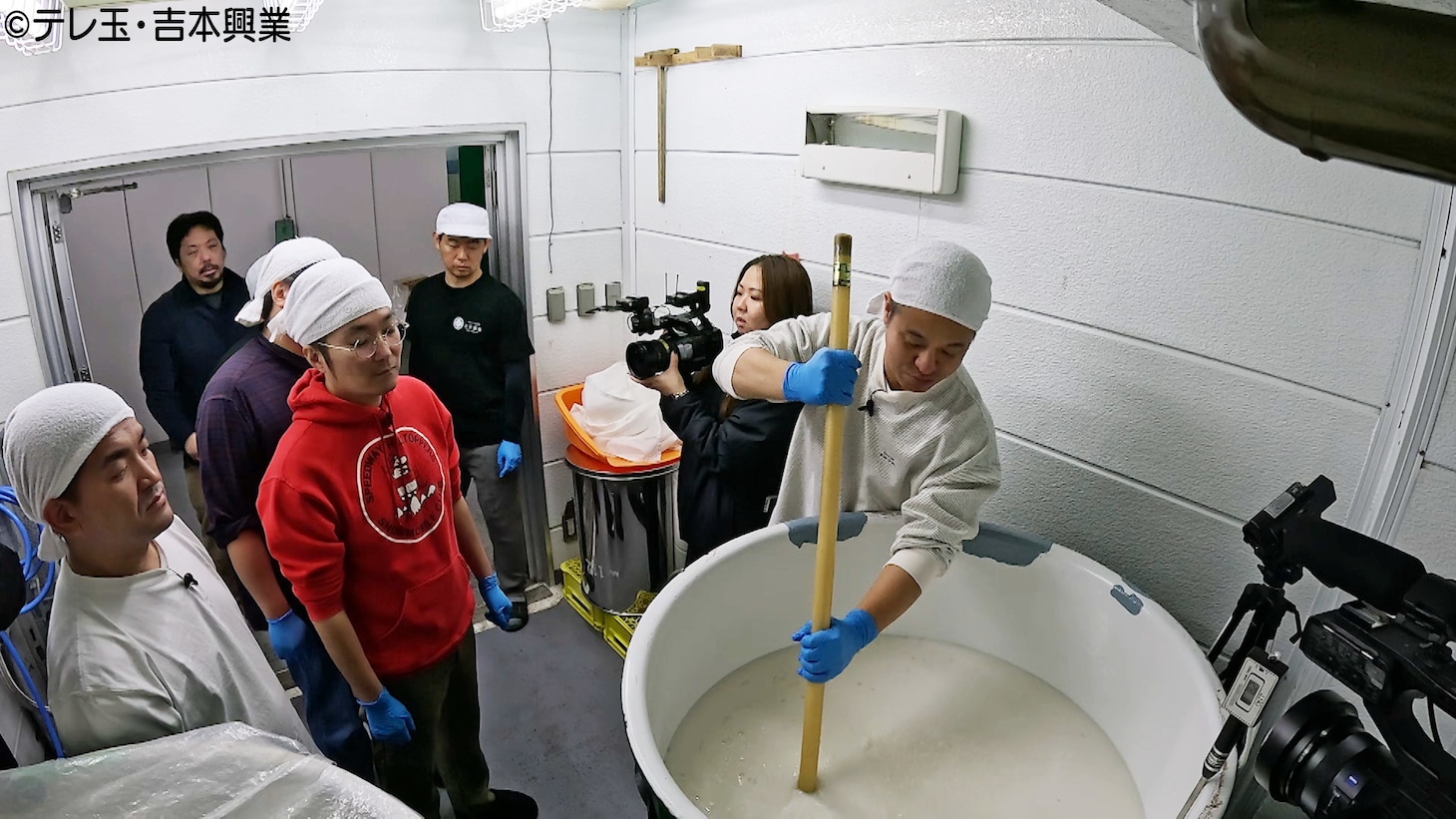 日本酒作りに挑戦するすゑひろがりずとタモンズ