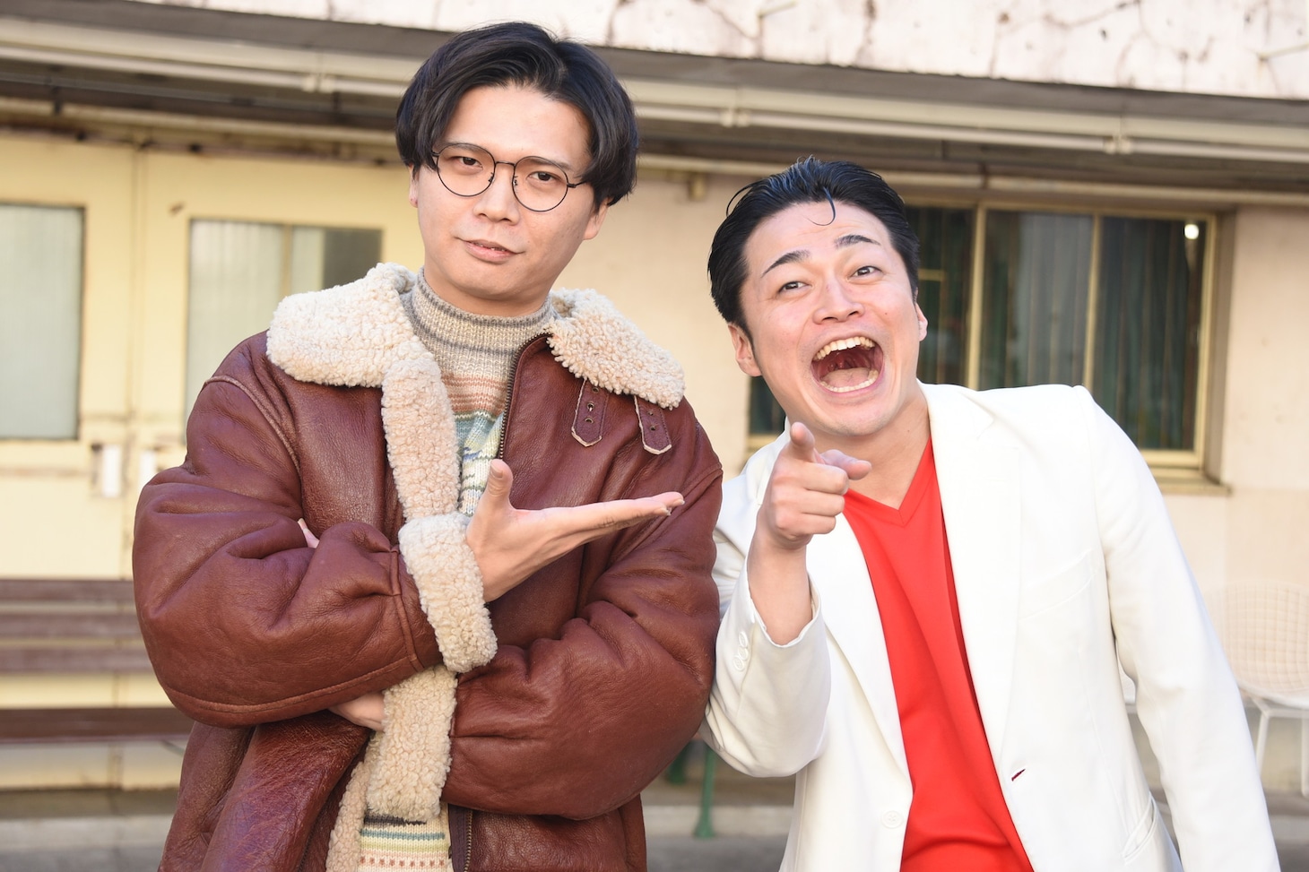 ケビンス。左から仁木恭平、山口コンボイ。