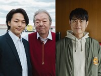 左から古田新太、ネプチューン原田、中村倫也