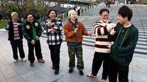 大阪ロケを行うアインシュタイン、見取り図、ビスケットブラザーズ