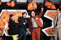 「はらださーん、おおはらさーん、がんばったよー」とダンビラムーチョに呼びかける金魚番長