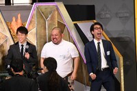 オズワルドに勝利し、雄叫びを上げるスタミナパン・トシダ