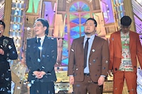 「M-1グランプリ2024」で令和ロマンの優勝が決まった場面