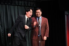 令和ロマン。左から髙比良くるま、松井ケムリ