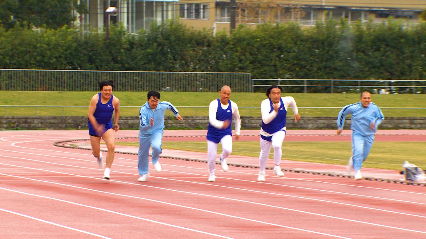 「ロンドンハーツ」の「芸人スポーツテスト」のワンシーン