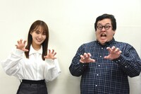 左から菅井友香、春とヒコーキ・ぐんぴぃ