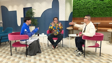 「ボクらの時代」で鼎談する（左から）坂口涼太郎、福田雄一、シソンヌ長谷川